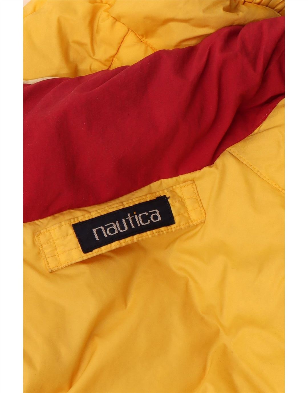 Nautica Mens Graphic Reversible Padded Jacket UK 40 Large Blue Nylon