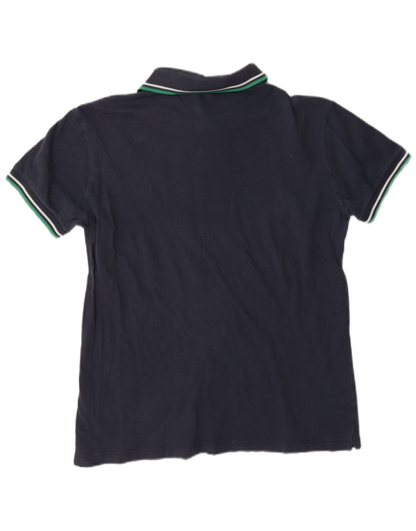 Fred Perry Mens Light and Stretch Polo Shirt Medium Navy Blue Cotton