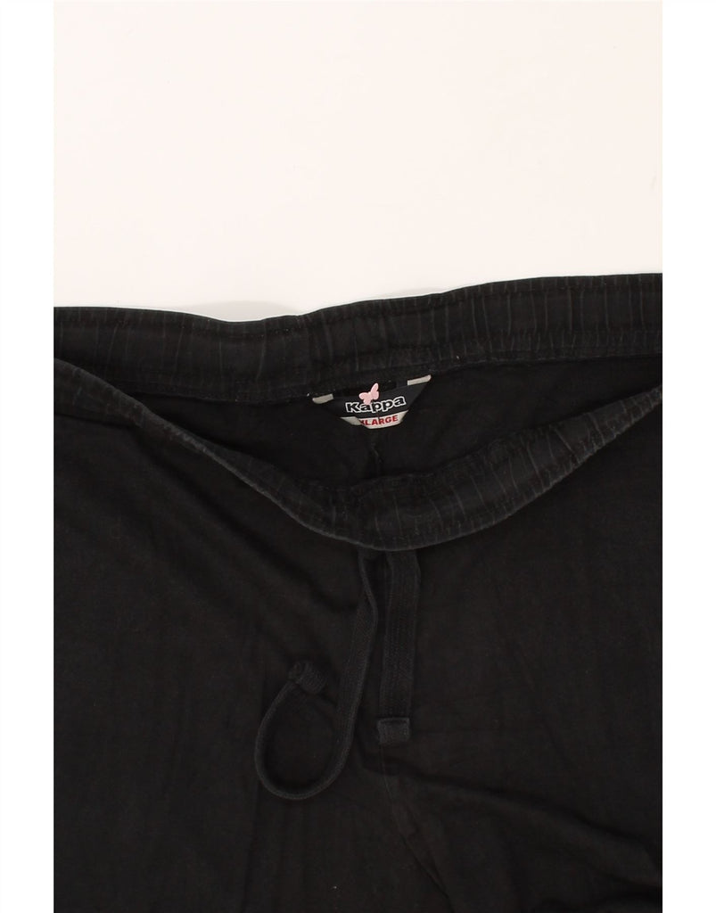 KAPPA Mens Sport Shorts XL Black | Vintage Kappa | Thrift | Second-Hand Kappa | Used Clothing | Messina Hembry 