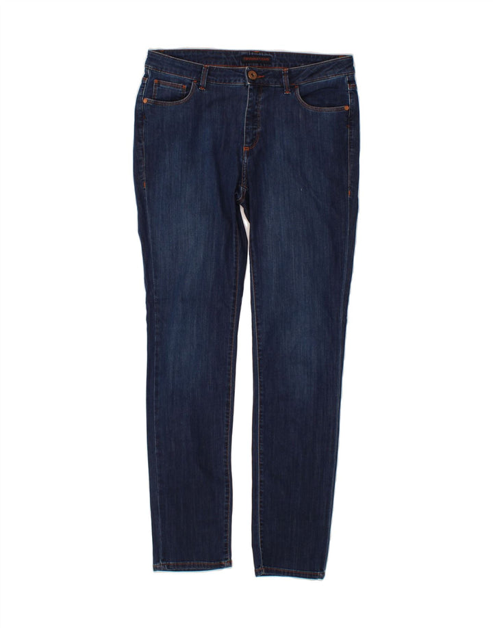 TRUSSARDI Womens Skinny Jeans W31 L30 Navy Blue Polyester Vintage Trussardi and Second-Hand Trussardi from Messina Hembry 