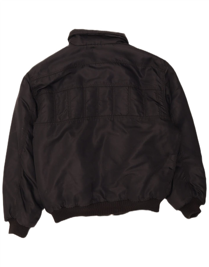 Polbot Mens Bomber Jacket UK 42 XL Black Polyamide