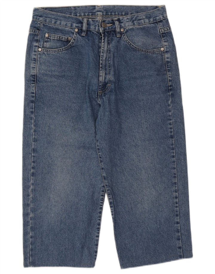 BELFE & BELFE Mens Denim Bermuda Shorts W32 Medium Blue