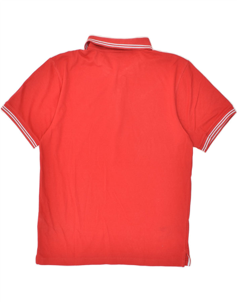 CHAMPION Mens Polo Shirt Medium Red Cotton | Vintage Champion | Thrift | Second-Hand Champion | Used Clothing | Messina Hembry 