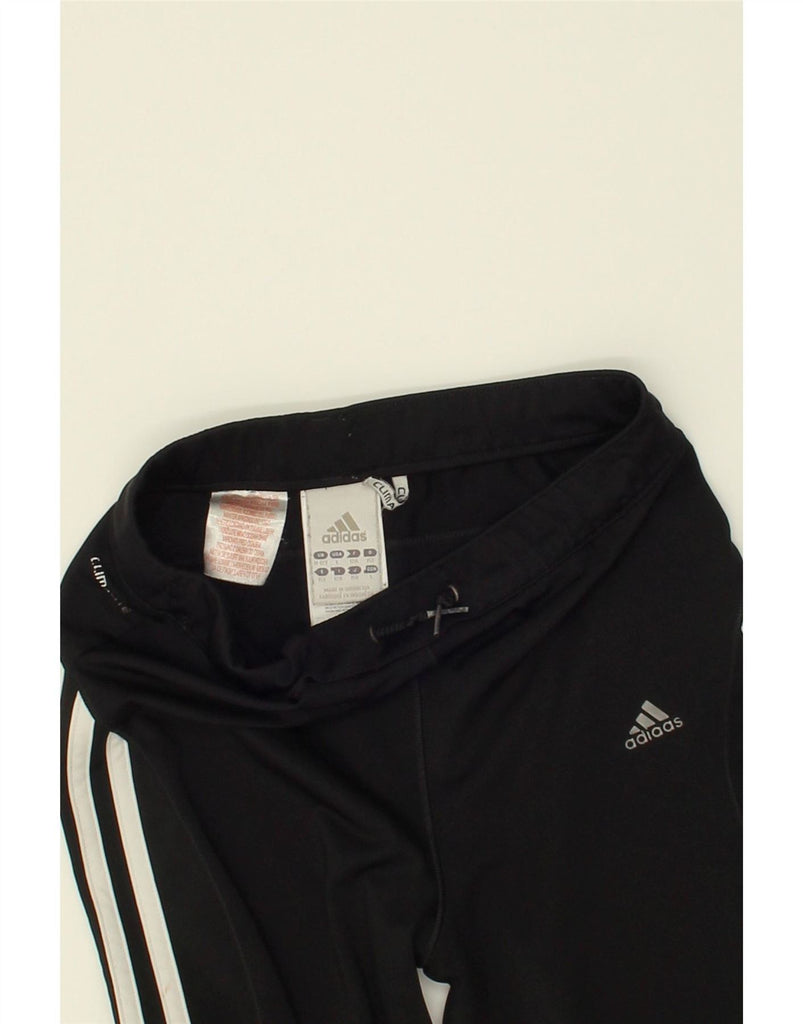 ADIDAS Girls Tracksuit Trousers 11-12 Years Black Polyester | Vintage Adidas | Thrift | Second-Hand Adidas | Used Clothing | Messina Hembry 