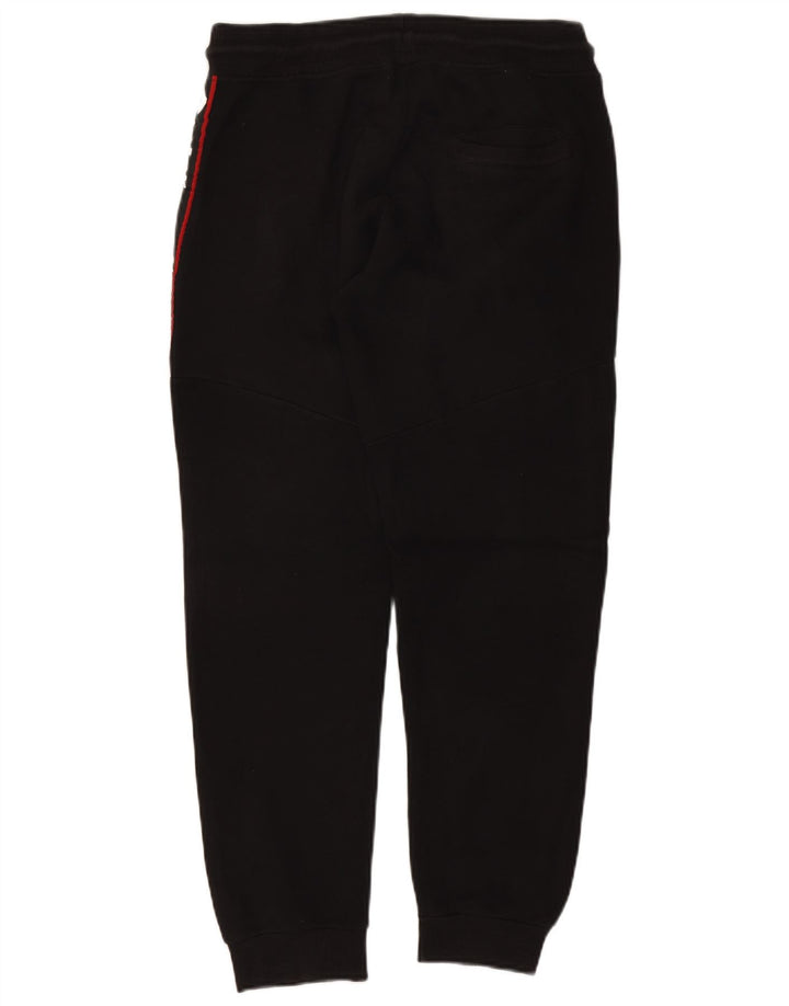 LOTTO Mens Graphic Tracksuit Trousers Joggers Medium Black Cotton