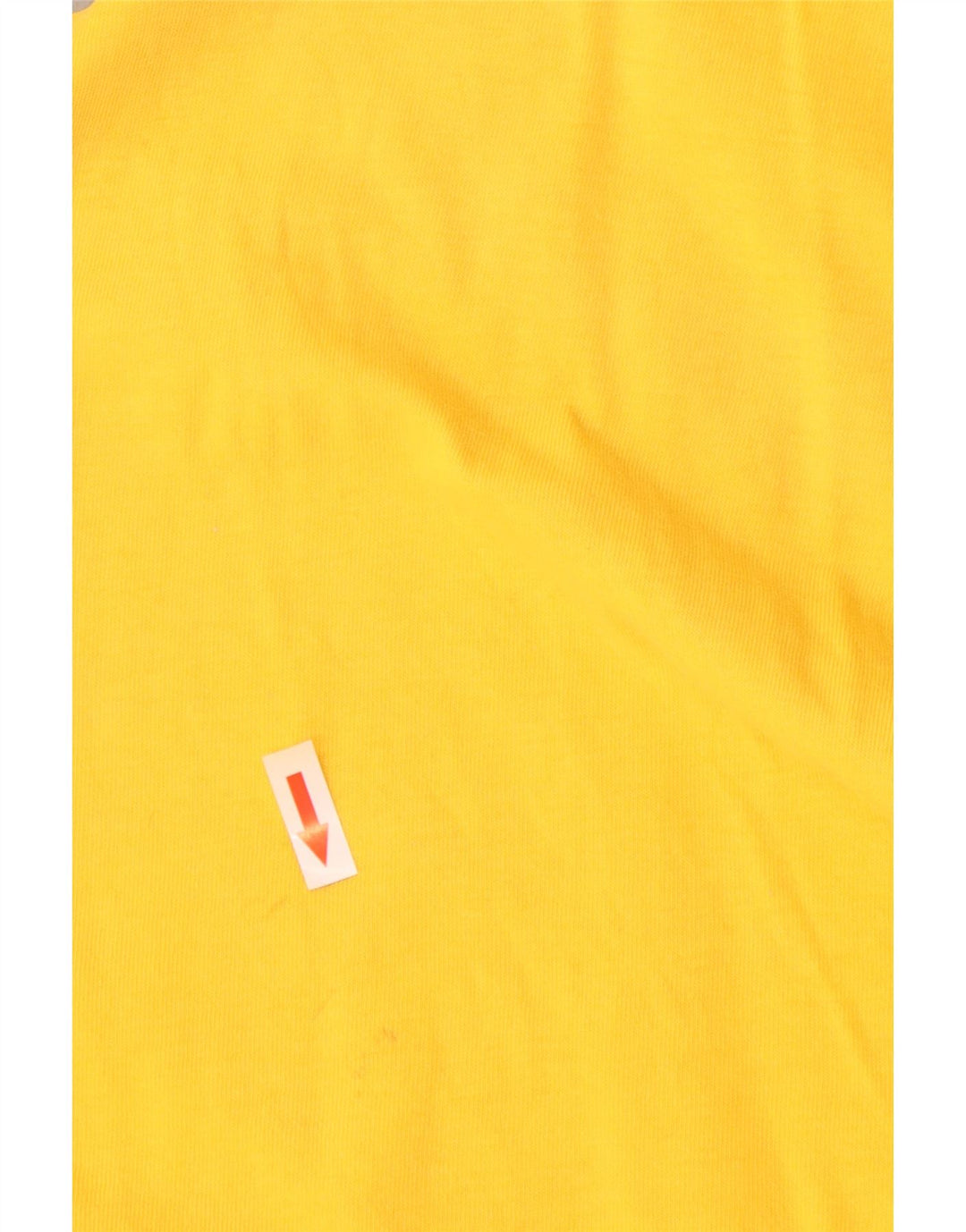 Adidas Mens T-Shirt Top 2XL Yellow Cotton