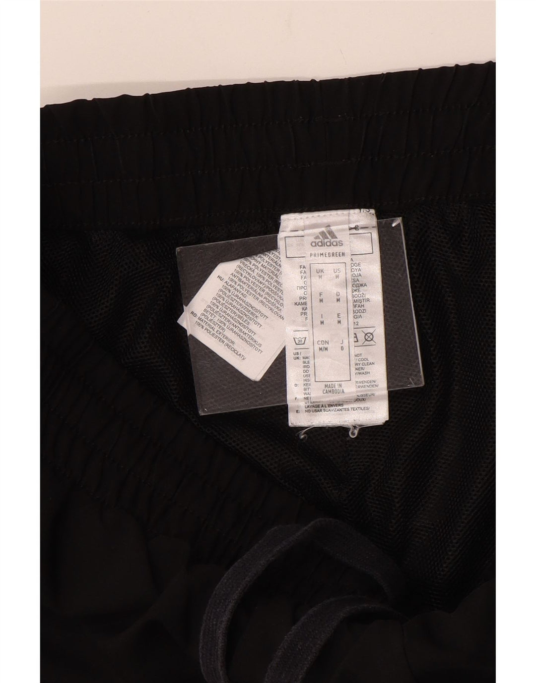 ADIDAS Mens Primegreen Tracksuit Trousers Joggers Medium  Black Polyester