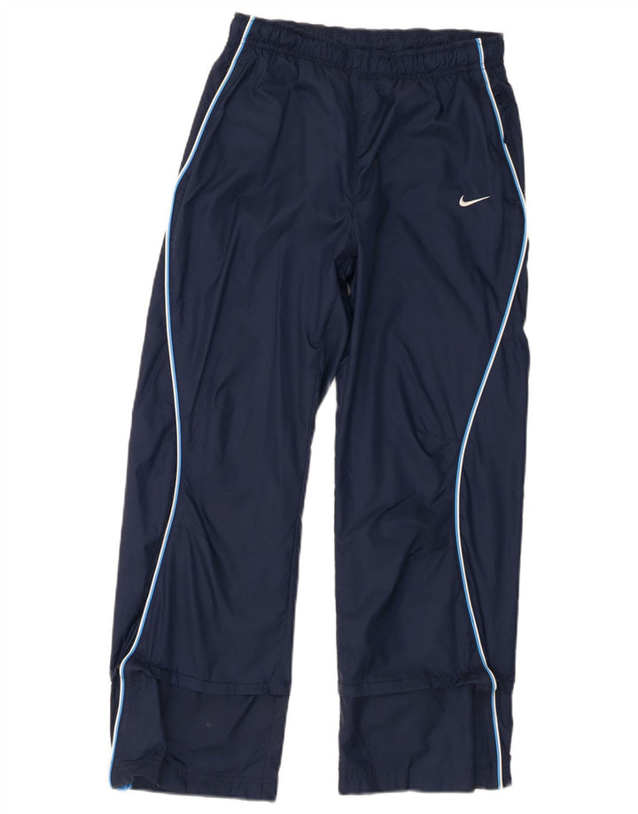 Nike Boys Tracksuit Trousers 10-11 Years Medium  Navy Blue Nylon