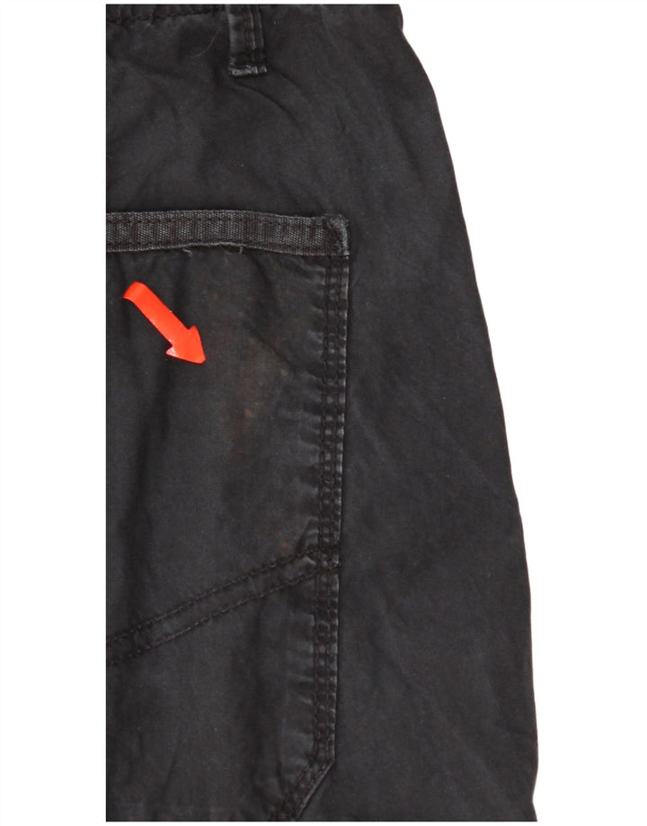 Calvin Klein Mens Cargo Shorts W36 Large Black Cotton