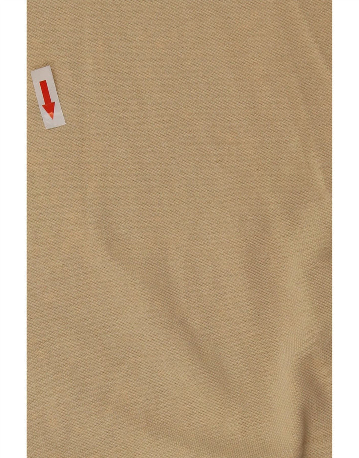 GANT Mens Polo Shirt Large Beige Cotton