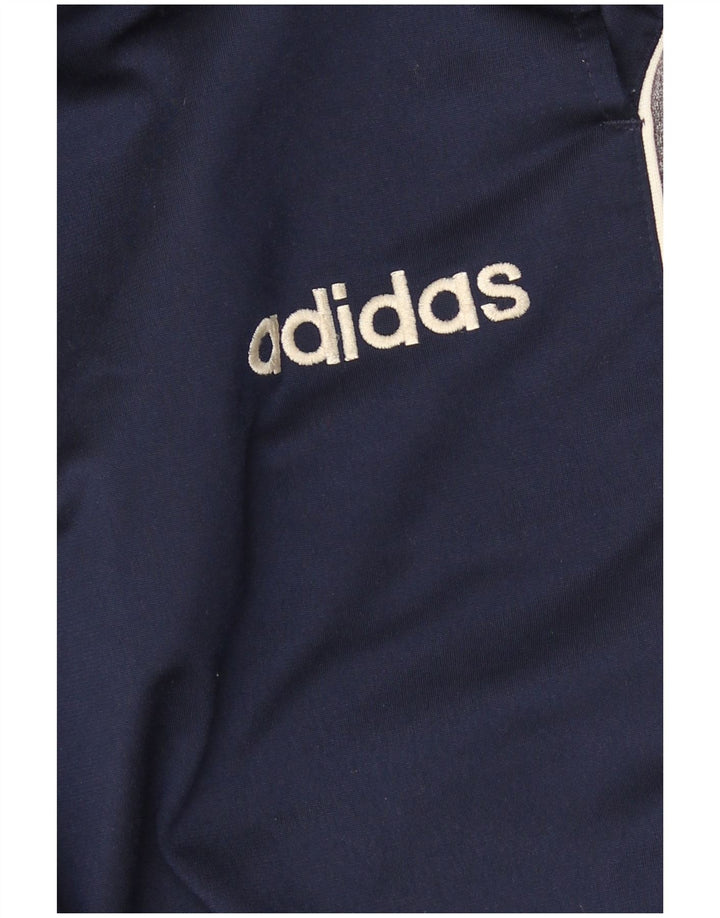 Adidas Mens Tracksuit Trousers Large Navy Blue Colourblock