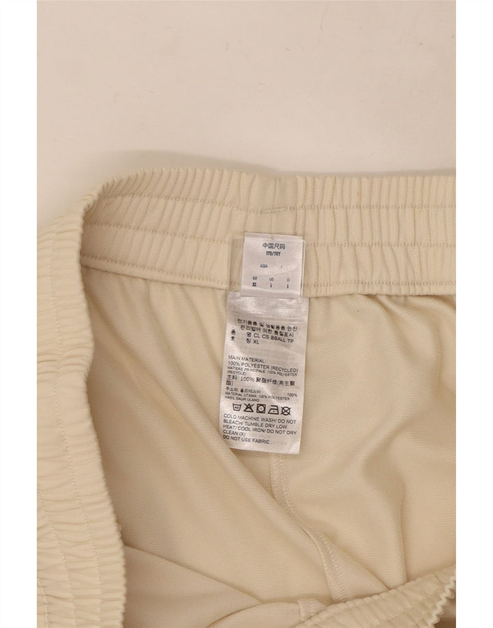 Reebok Mens Tracksuit Trousers Large  Beige Polyester