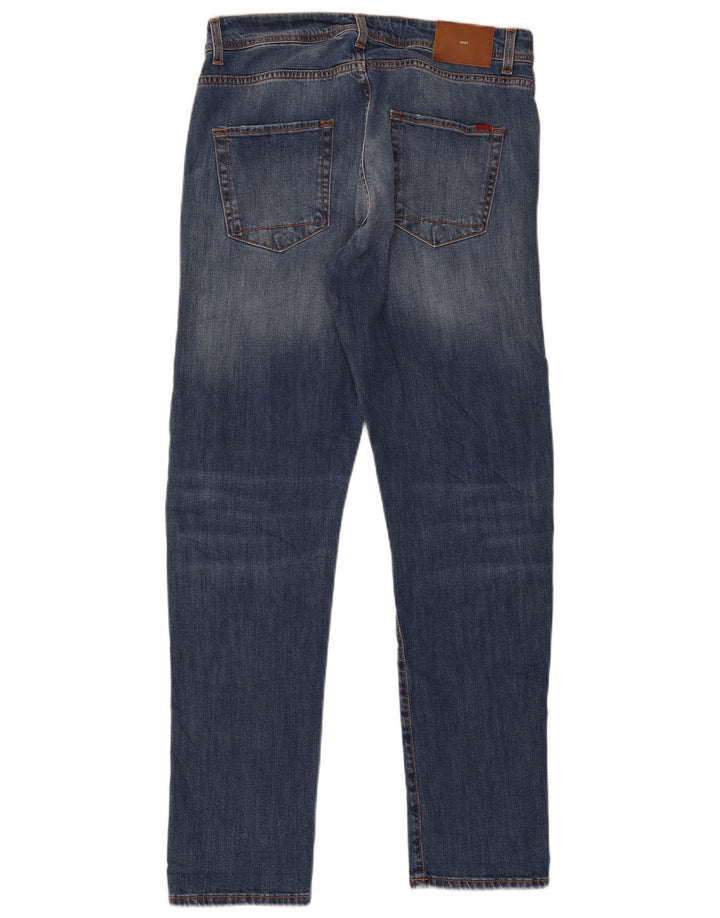 Liu Jo Mens Regular Straight Jeans W33 L33 Navy Blue