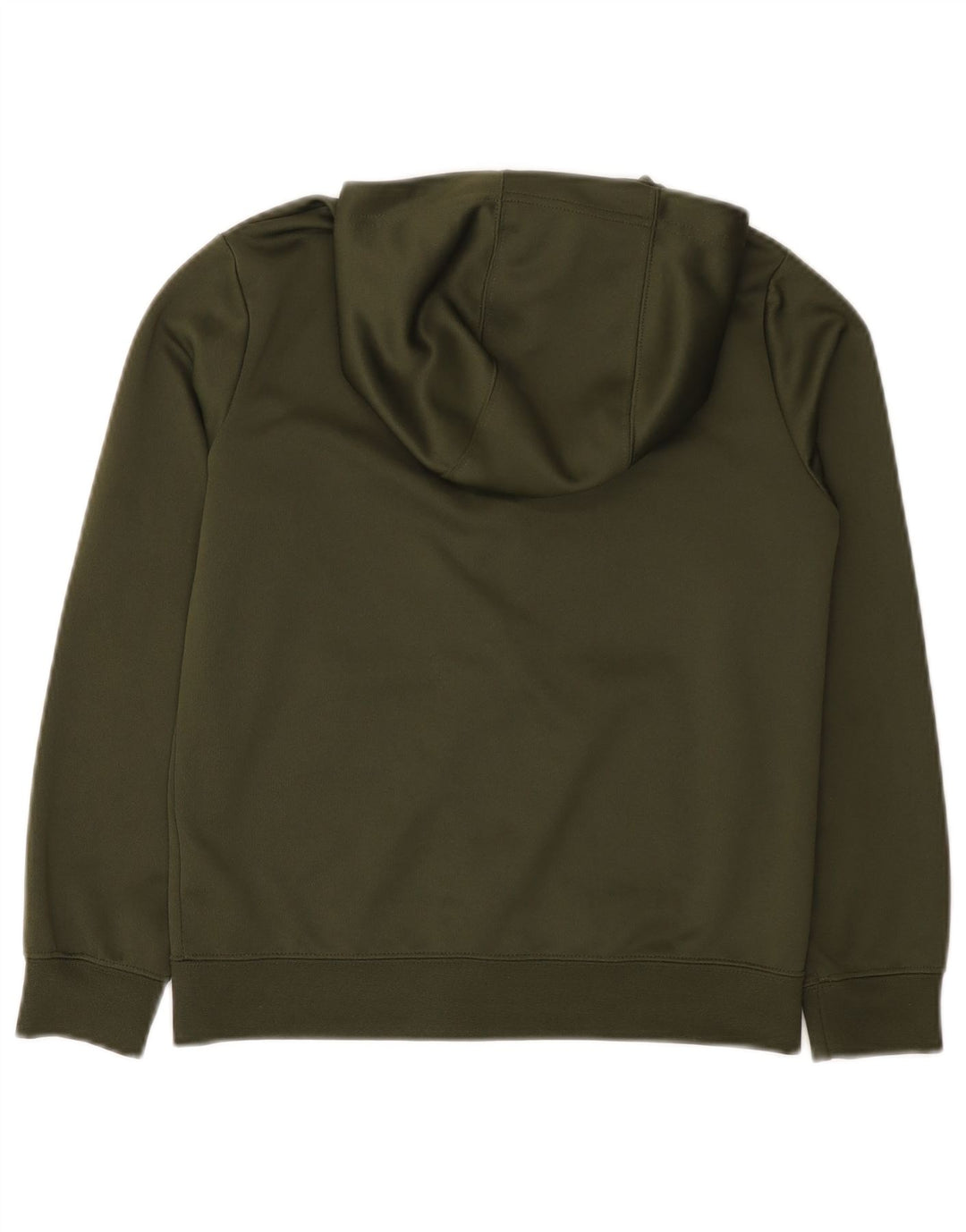 Nike Boys Zip Hoodie Sweater 10-11 Years Medium  Khaki Polyester