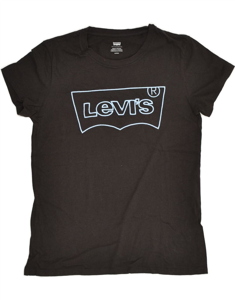 LEVI'S Mens Graphic T-Shirt Top Small Black | Vintage Levi's | Thrift | Second-Hand Levi's | Used Clothing | Messina Hembry 