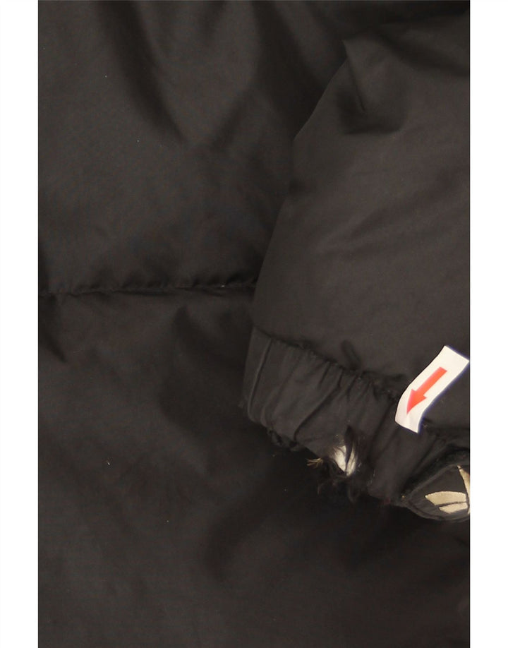 Reebok Mens Loose Fit Padded Jacket UK 38 Medium Black Nylon