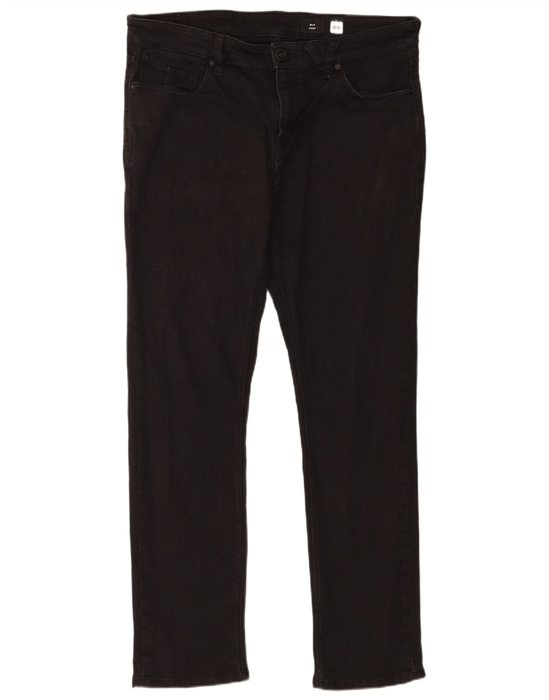 Volcom Mens Skinny Jeans W36 L32 Black Cotton