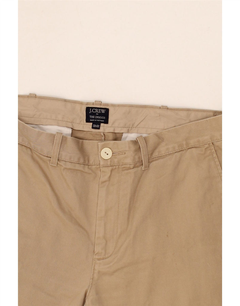 J. CREW Mens The Driggs Slim Fit Chino Trousers  W32 L32 Beige Cotton Vintage J. Crew and Second-Hand J. Crew from Messina Hembry 