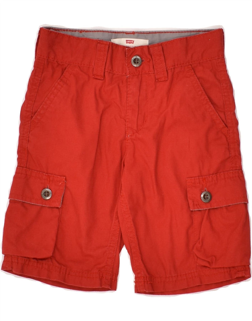 LEVI'S Boys Cargo Shorts 2-3 Years W20 Red Cotton | Vintage Levi's | Thrift | Second-Hand Levi's | Used Clothing | Messina Hembry 