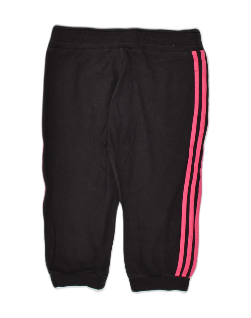 ADIDAS Womens Bermuda Sport Shorts UK 8 Small Black Cotton | Vintage Adidas | Thrift | Second-Hand Adidas | Used Clothing | Messina Hembry 