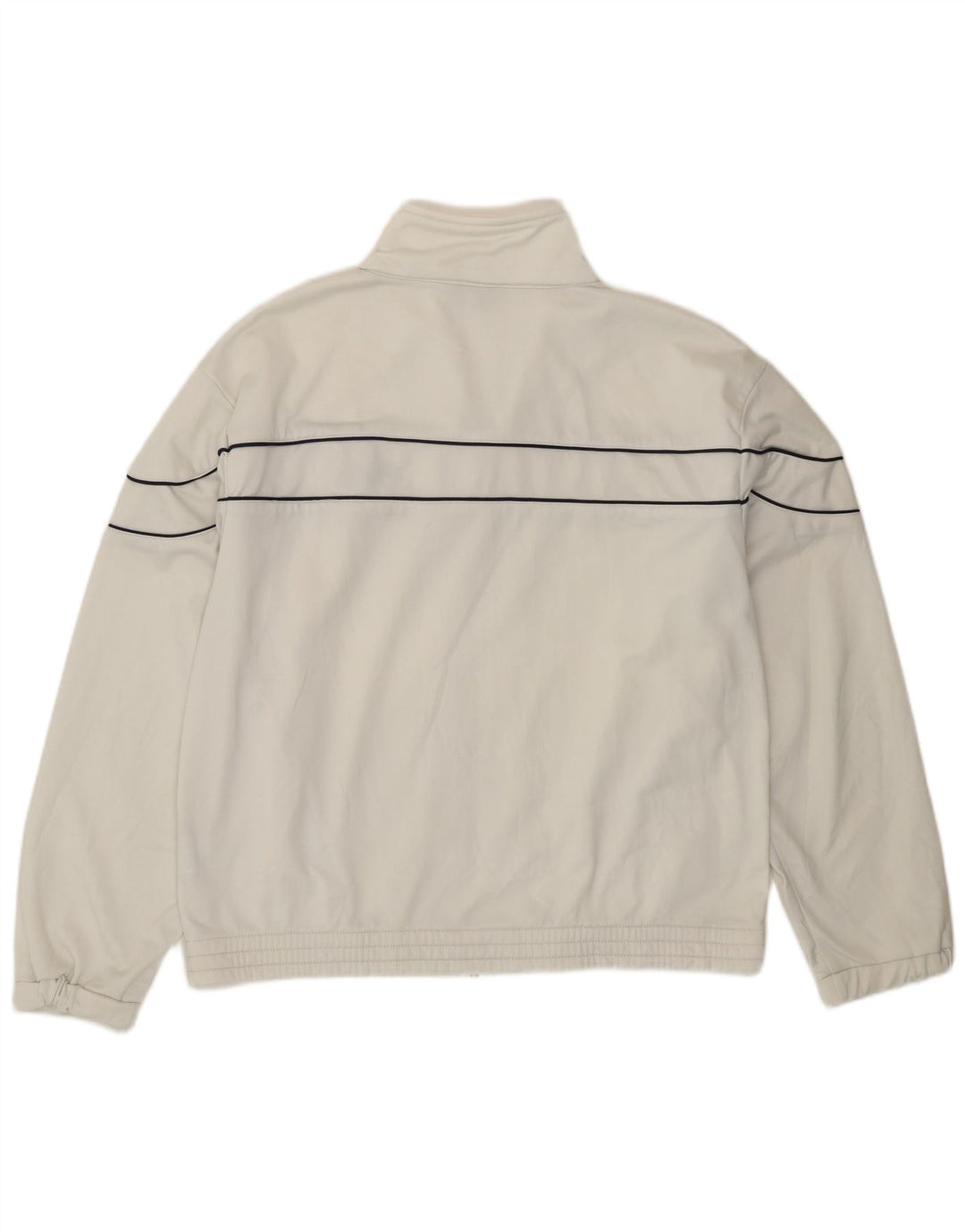 Fila Mens Tracksuit Top Jacket Small White Polyester