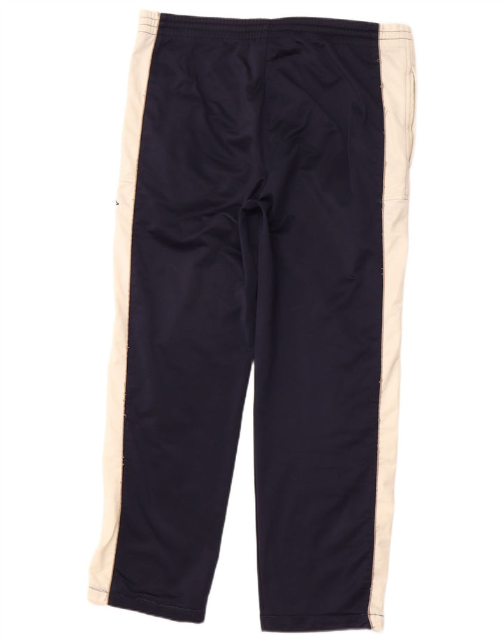 KAPPA Mens Tracksuit Trousers Large  Navy Blue Colourblock Polyester