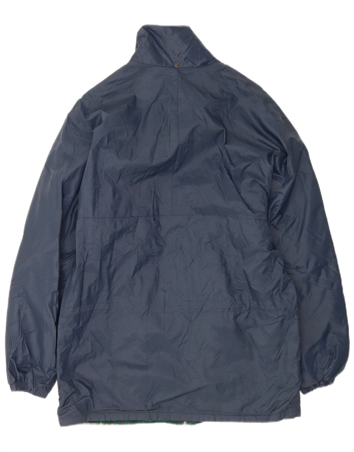K-Way Mens Windbreaker Jacket UK 40 Large Navy Blue