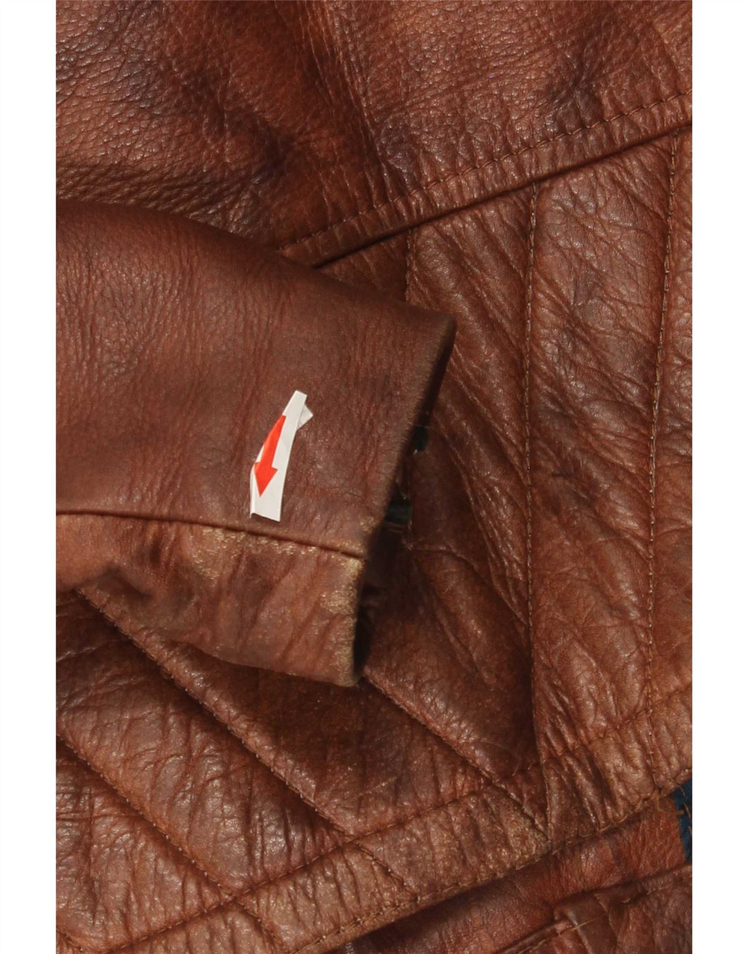 Easyriders Mens Leather Biker Jacket UK 36 Small Brown