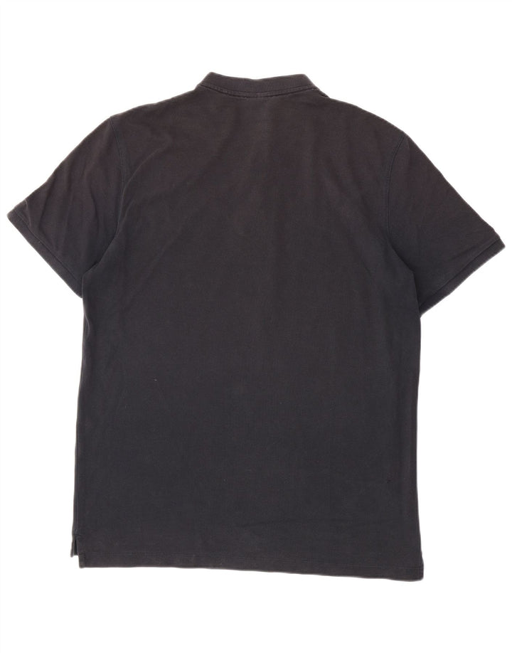 Hugo Boss Mens Polo Shirt XL Black Striped