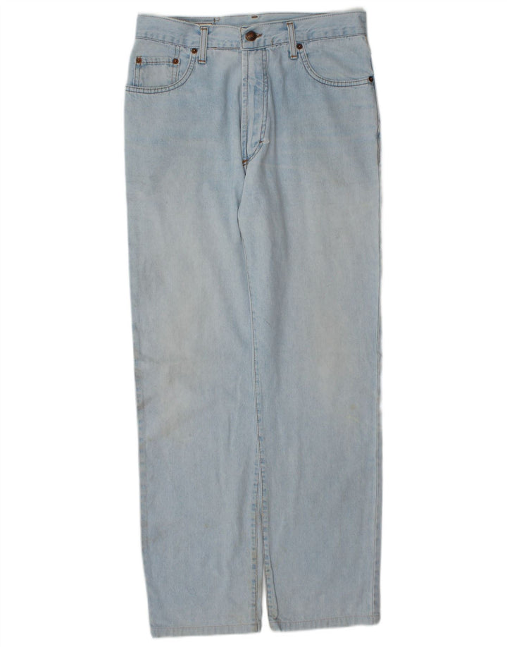 Casucci Mens Straight Jeans W34 L30 Blue Cotton