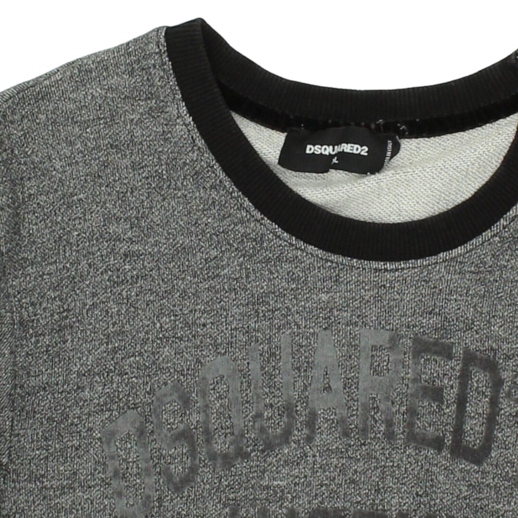 Dsquared2 Mens Grey Pullover Sweatshirt | Vintage High End Casual Designer VTG | Vintage Messina Hembry | Thrift | Second-Hand Messina Hembry | Used Clothing | Messina Hembry 