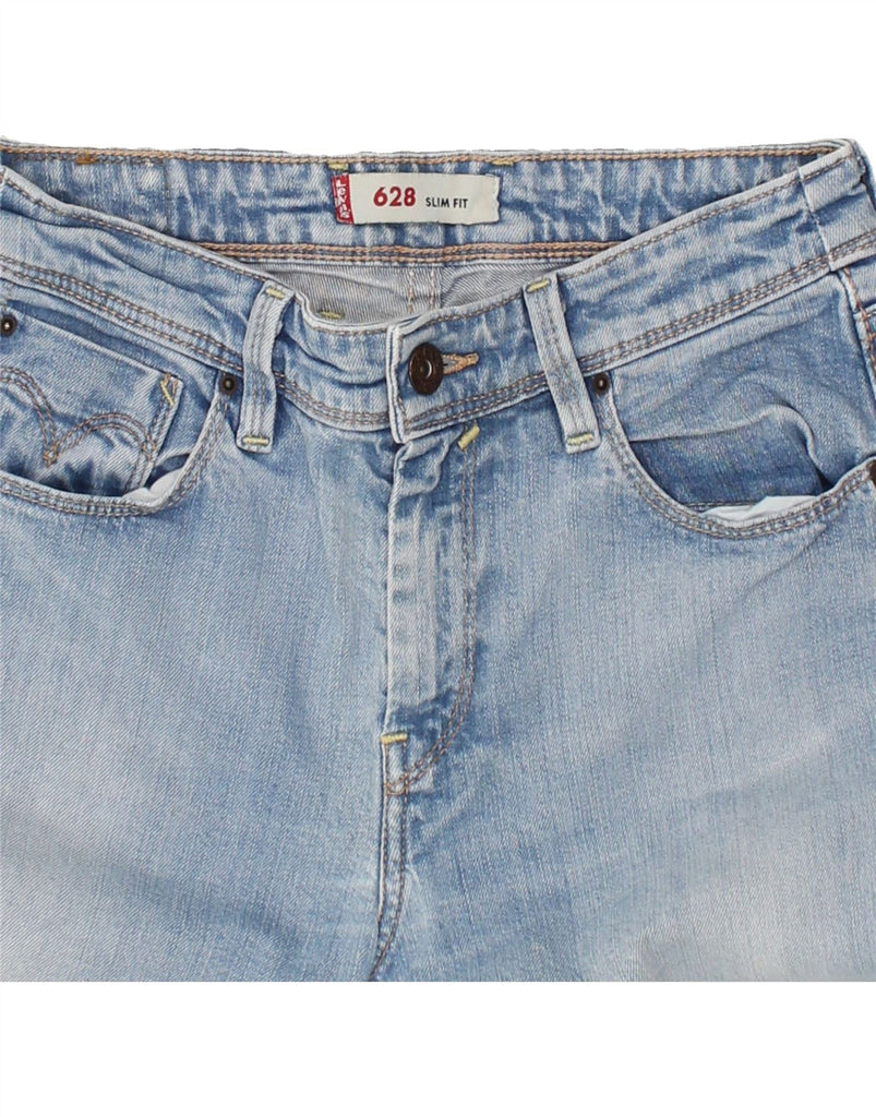 LEVI'S Womens 628 Slim Jeans W26 L26 Blue | Vintage Levi's | Thrift | Second-Hand Levi's | Used Clothing | Messina Hembry 