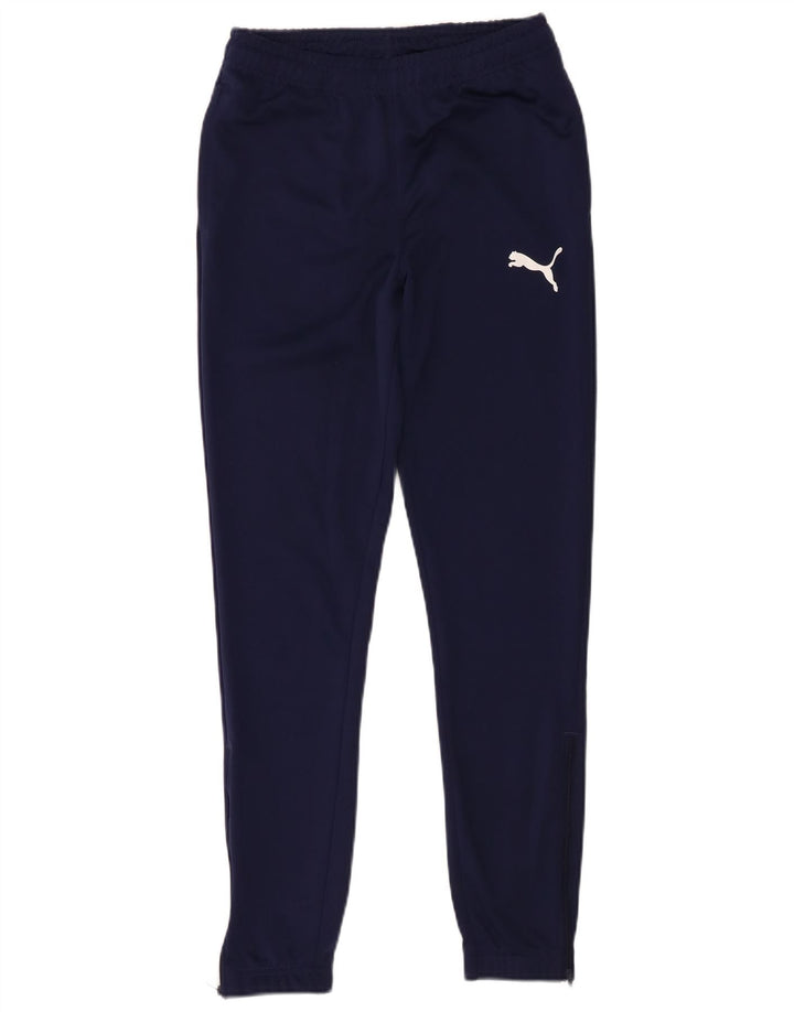 Puma Mens Tracksuit Trousers XS Navy Blue Polyester