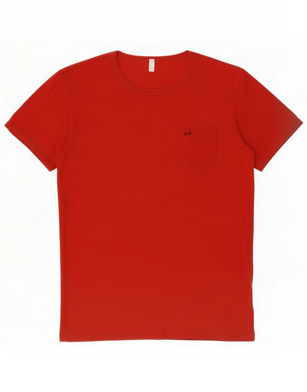 Sun68 Mens T-Shirt Top Large Red Cotton