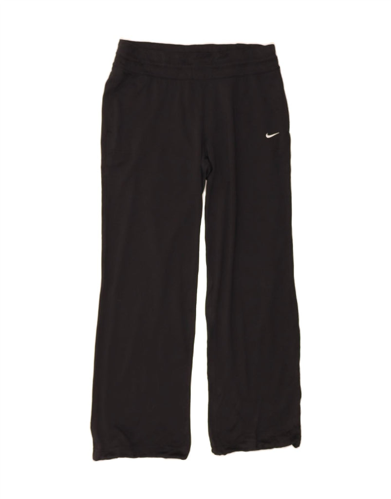 NIKE Womens Dri Fit Tracksuit Trousers UK 16 Large  Black Polyester Vintage Nike and Second-Hand Nike from Messina Hembry 