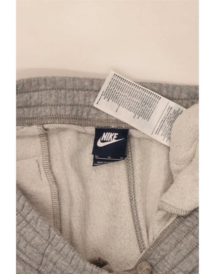 Nike Mens Tracksuit Trousers Medium  Grey Cotton