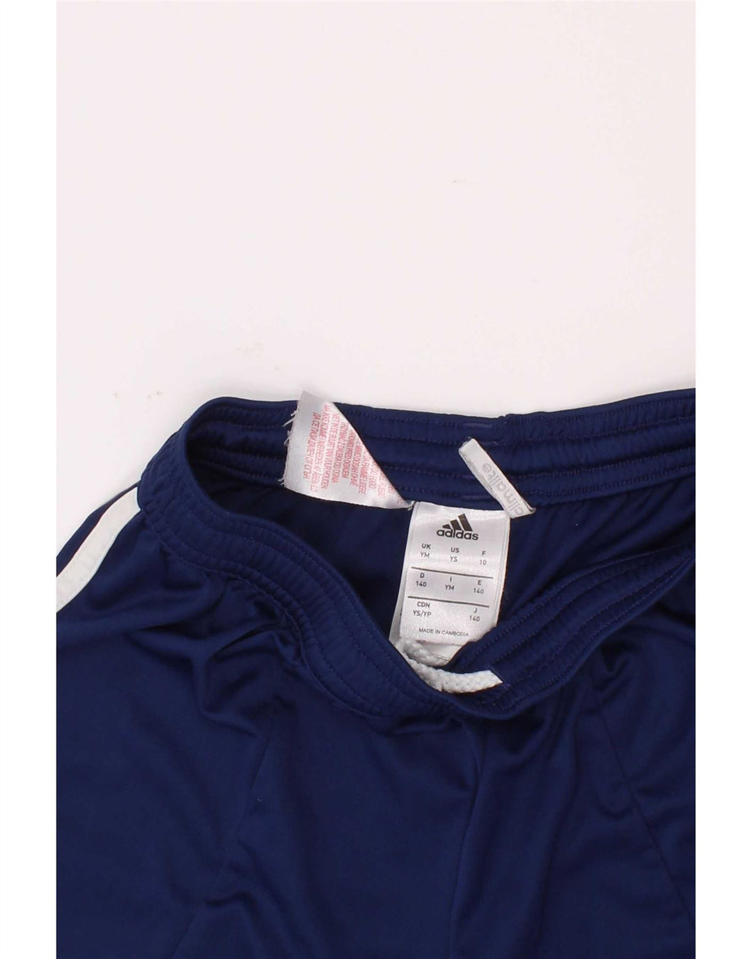 Adidas Boys Climalite Sport Shorts 9-10 Years Medium Blue Colourblock