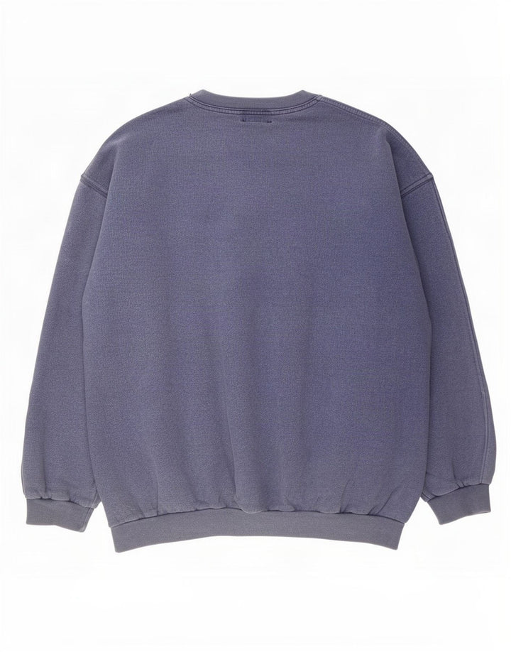 Mc Crae's Mens Graphic Sweatshirt Jumper XL Navy Blue Cotton