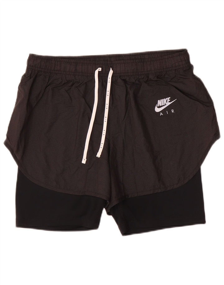 Nike Womens Air Sport Shorts UK 14 Medium Black