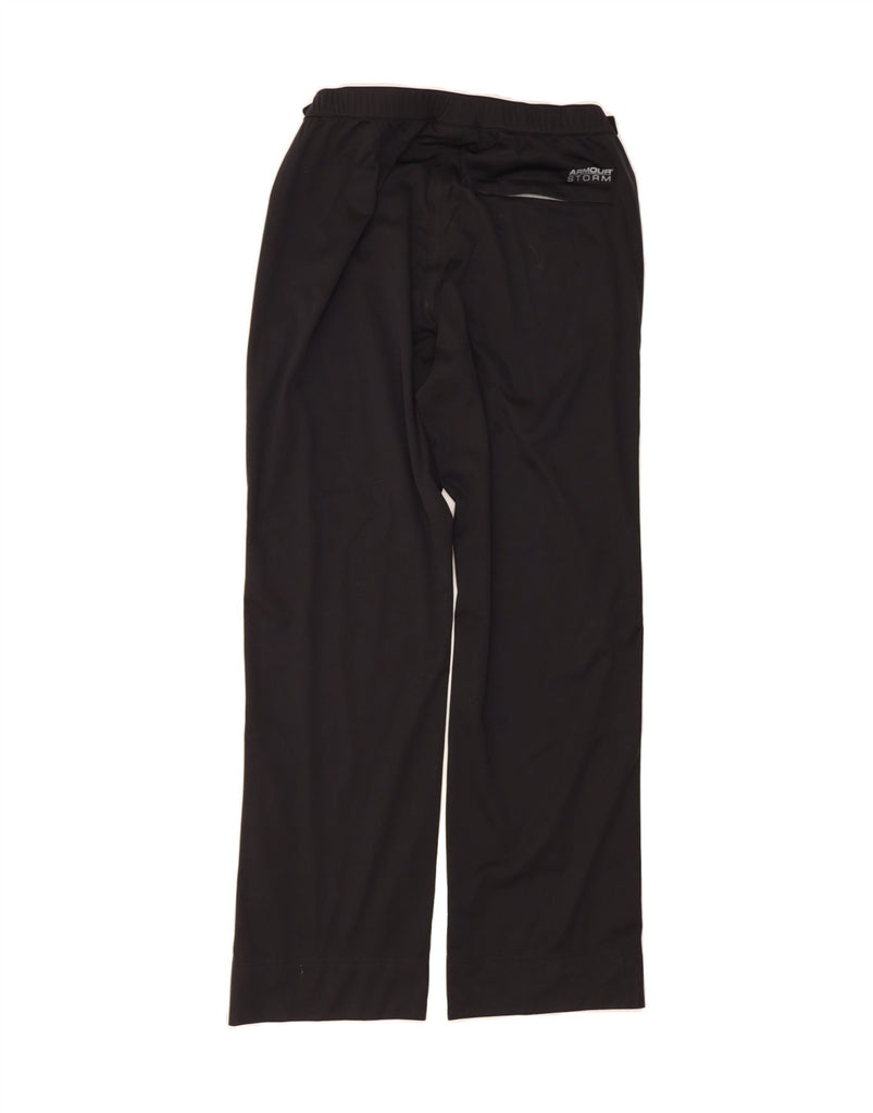 UNDER ARMOUR Womens Straight Casual Trousers Large W32 L32 Black Polyester Vintage Under Armour and Second-Hand Under Armour from Messina Hembry 