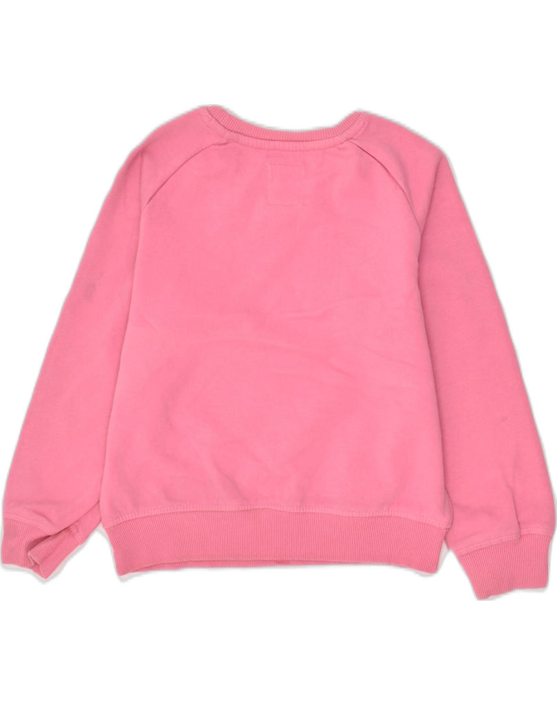 LEVI'S Girls Graphic Sweatshirt Jumper 10-11 Years Medium Pink Cotton | Vintage Levi's | Thrift | Second-Hand Levi's | Used Clothing | Messina Hembry 