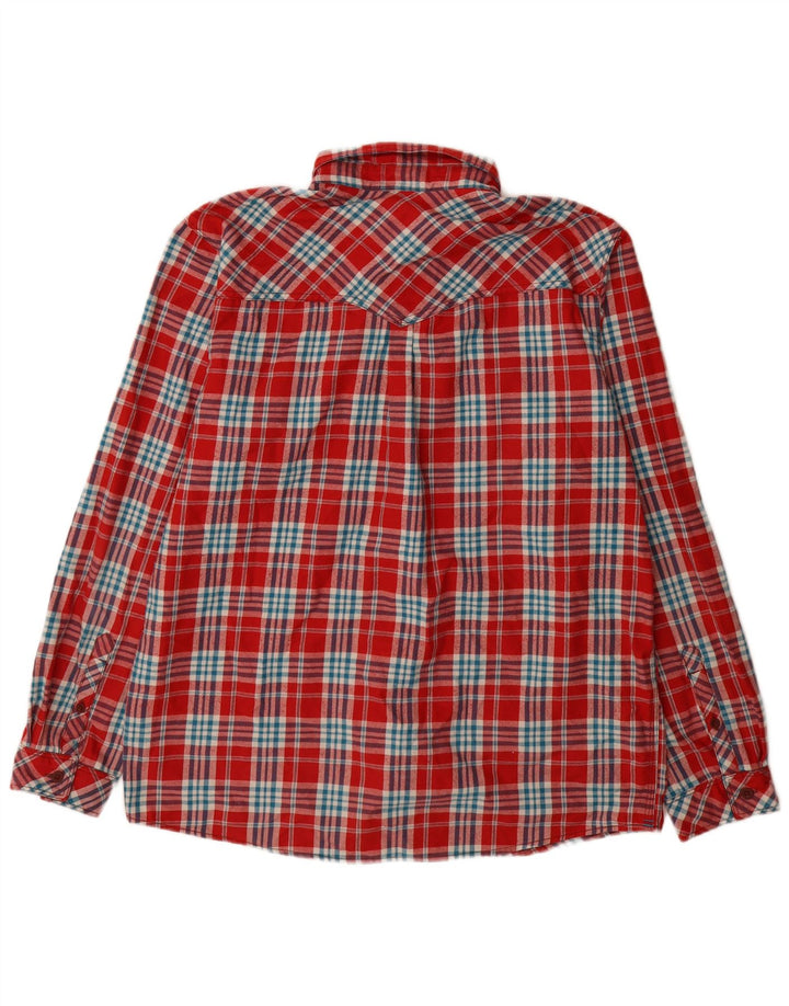 The North Face Mens Flannel Shirt Large Red Check Polyester