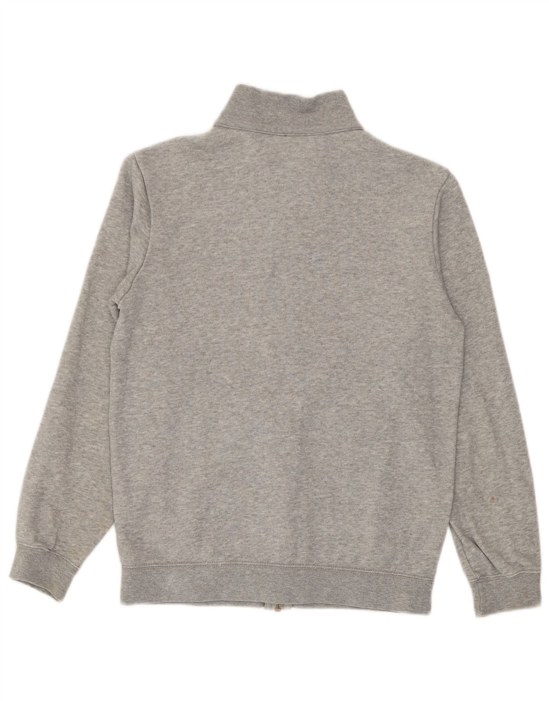 Champion Boys Graphic Tracksuit Top Jacket 9-10 Years Medium Grey Flecked