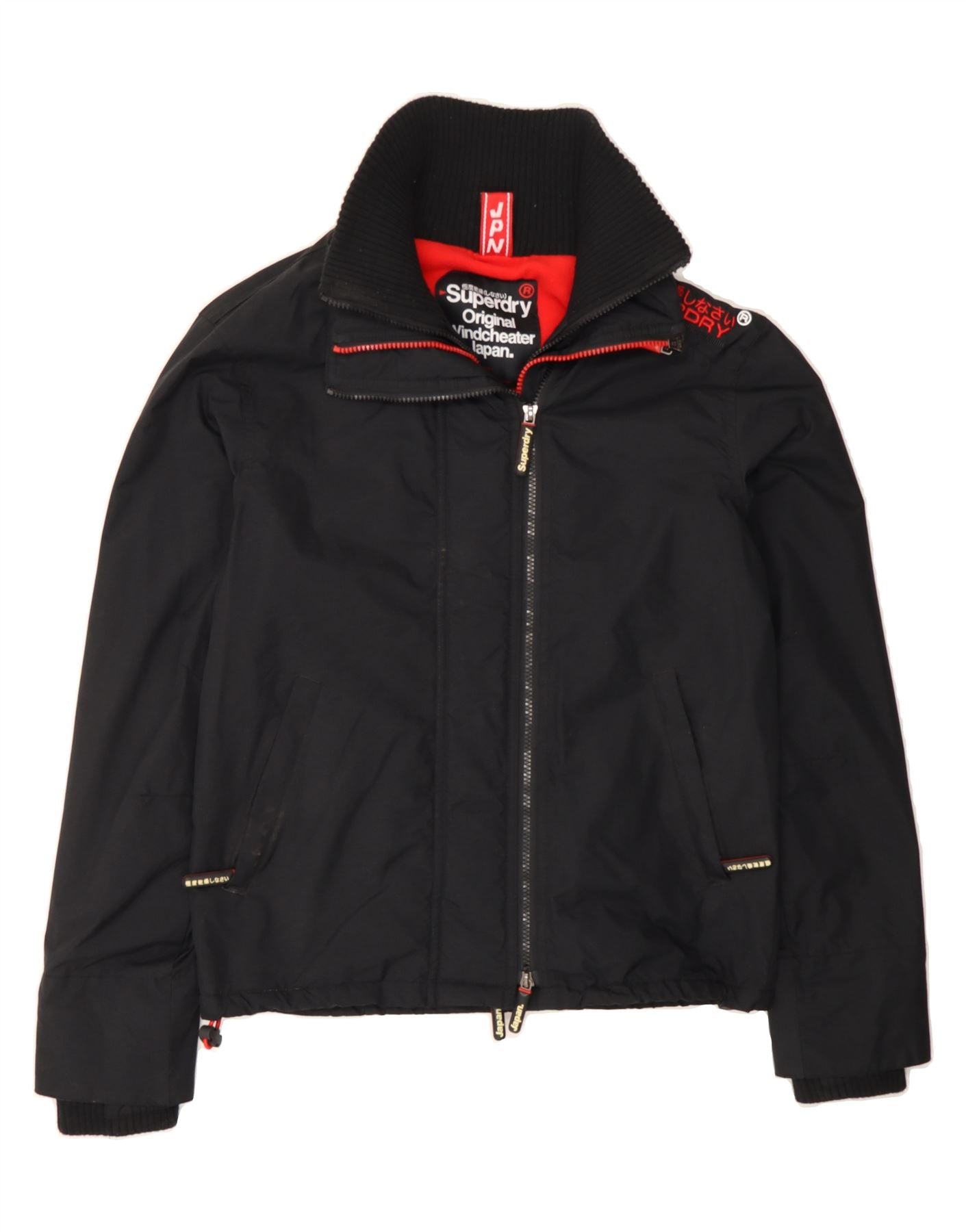 SUPERDRY Womens Windcheater Graphic Windbreaker Jacket UK XS