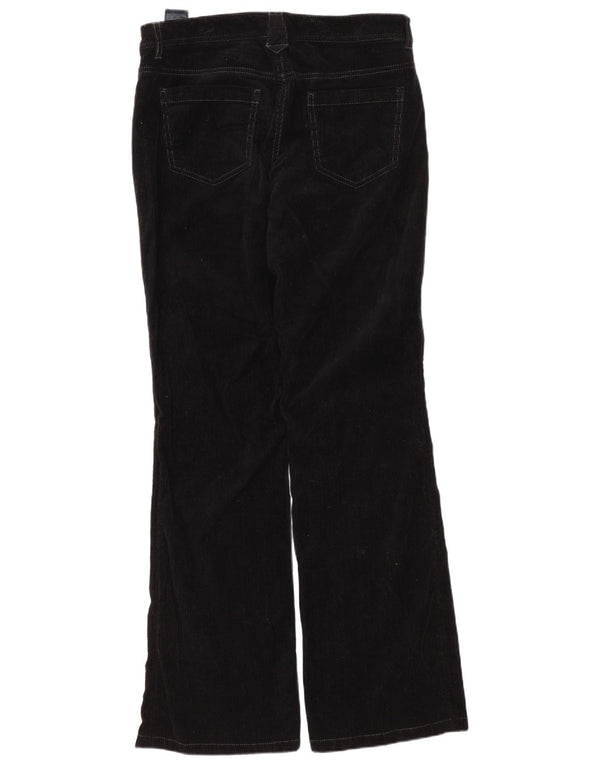 Tommy Hilfiger Womens Straight Corduroy Trousers US 6 Medium W30 L32 Black