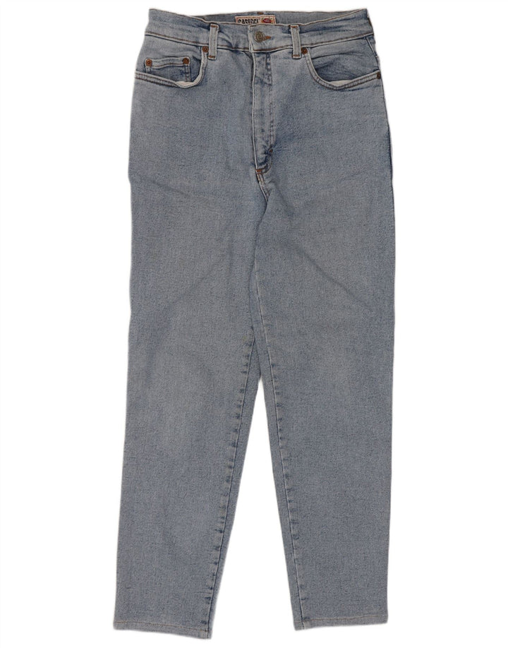 Casucci Womens High Waist Jeans W29 L26 Blue Cotton