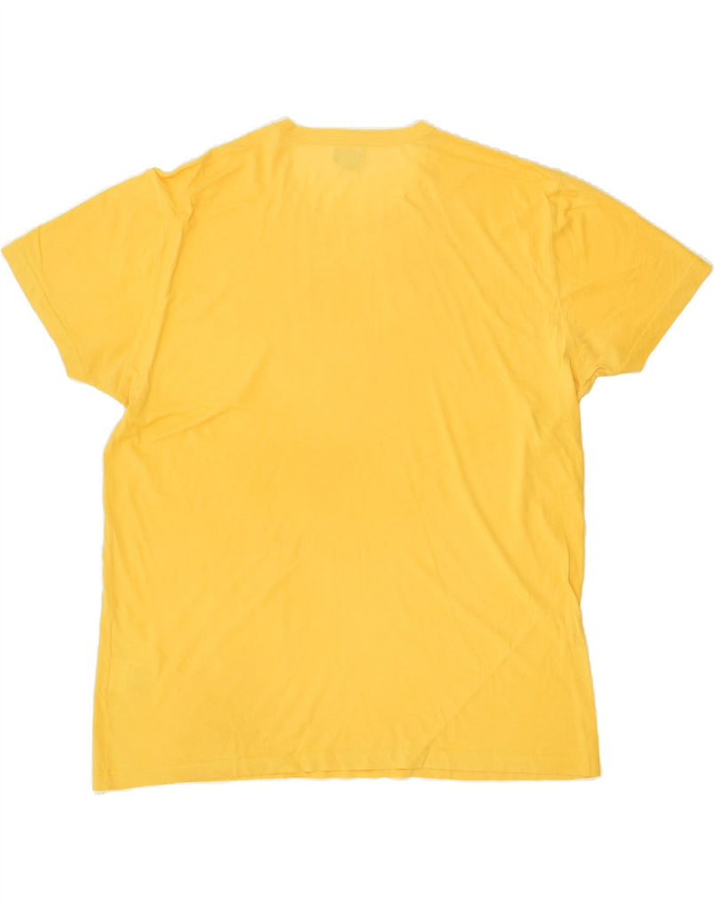 MARLBORO CLASSICS Mens T-Shirt Top 3XL Yellow Cotton | Vintage Marlboro Classics | Thrift | Second-Hand Marlboro Classics | Used Clothing | Messina Hembry 