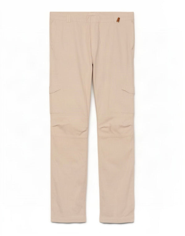 Zara Mens Slim Chino Trousers EU 46 XL W36 L32 White Linen