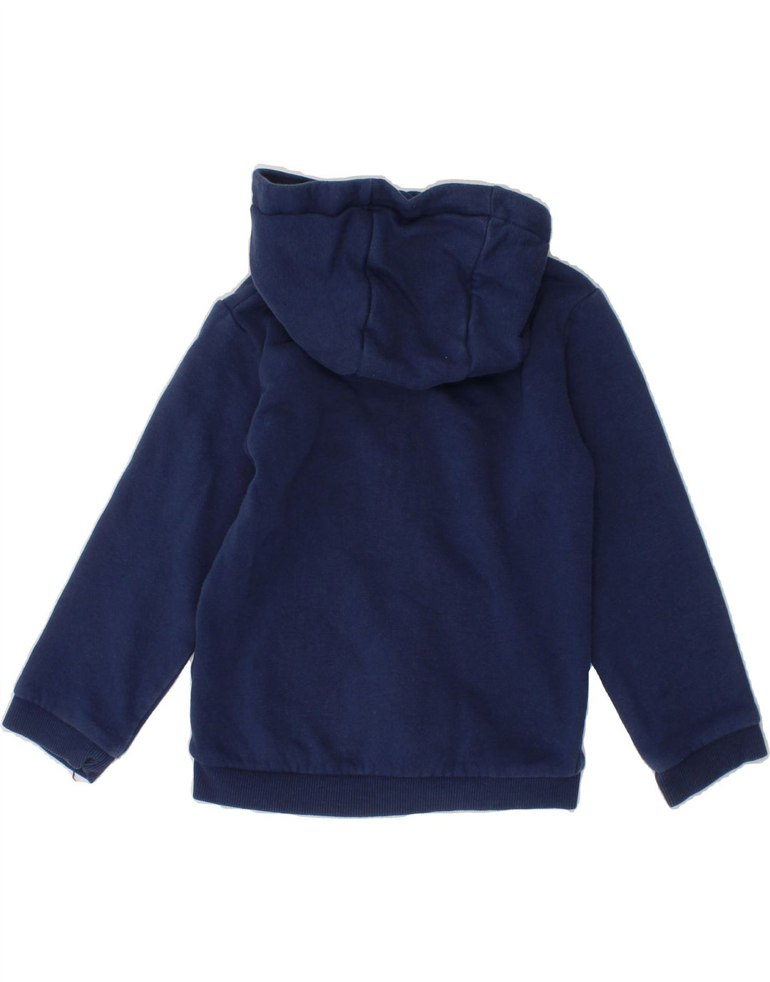 MARKS & SPENCER Boys Zip Hoodie Sweater 2-3 Years Navy Blue Cotton Vintage Marks & Spencer and Second-Hand Marks & Spencer from Messina Hembry 