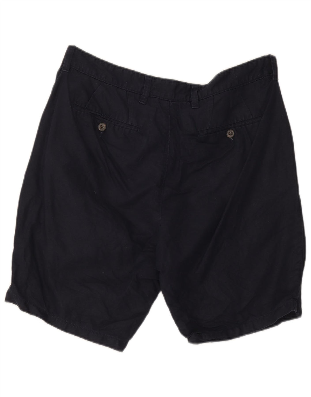Marks & Spencer Mens Chino Shorts W36 Large Navy Blue Cotton